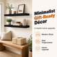 🪵 60% OFF NOW! 📚 Minimalist Wooden Floating Wall Shelves – Clean design & sturdy support – Perfect for books, plants or decor – easy to install, fits any room 🏠🌿✨