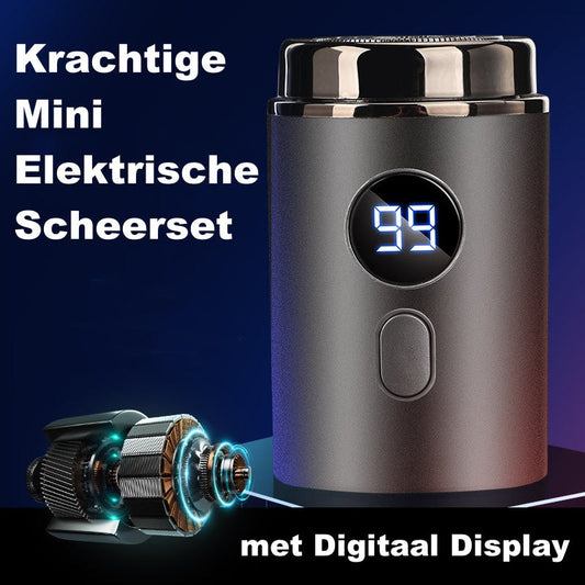 💈 Save 50%! 🔋 Mini Electric Shaver – 18 blades, 3D heads & LED display – Wet/dry & quiet ✨