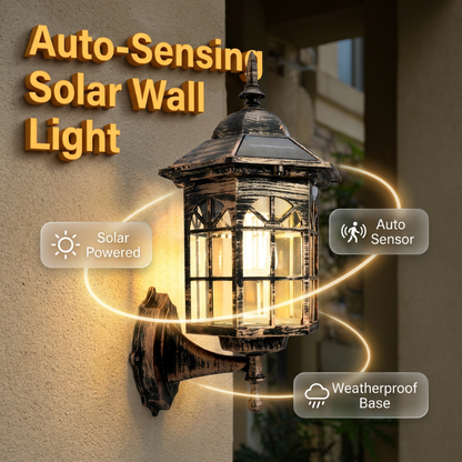 💡 Save 50%! ☀️ Solar Wall Light – Motion sensor & all-weather ready ✨