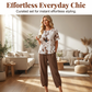 Effortless Printed Tee Set