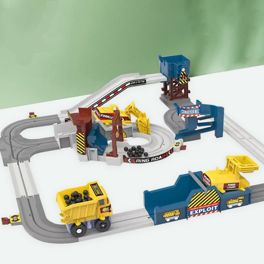 🚂 50% OFF NOW! 🧩 Interactive Electric Quarry Adventure Train & Track Set – Modular design & lights – Perfect for creative play, easy assembly – compatible with other tracks 🎄✨