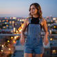 👖 50% OFF NOW! 🔥 Women's Casual Denim Short Overalls – Adjustable straps, relaxed fit & side pockets – Perfect for summer outings & weekend fun ☀️