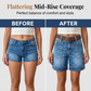 🩳 50% OFF NOW! 🌸 Stretchy Mid-Rise Bermuda Shorts – Cargo pockets & all-day comfort – Perfect for summer, travel or casual days – breathable and versatile 🌿💪✨