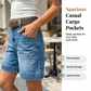 🩳 50% OFF NOW! 🌸 Stretchy Mid-Rise Bermuda Shorts – Cargo pockets & all-day comfort – Perfect for summer, travel or casual days – breathable and versatile 🌿💪✨