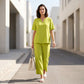 👗 50% OFF NOW! ⏳ Women's V-Neck Top & Wide-Leg Pants Set – Flowy & breathable – Perfect for summer, work or vacation – effortless style ✨🌸