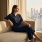 👗 50% OFF NOW! ⏳ Women's V-Neck Top & Wide-Leg Pants Set – Flowy & breathable – Perfect for summer, work or vacation – effortless style ✨🌸