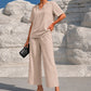 👗 50% OFF NOW! ⏳ Women's V-Neck Top & Wide-Leg Pants Set – Flowy & breathable – Perfect for summer, work or vacation – effortless style ✨🌸