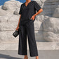 👗 50% OFF NOW! ⏳ Women's V-Neck Top & Wide-Leg Pants Set – Flowy & breathable – Perfect for summer, work or vacation – effortless style ✨🌸
