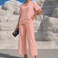 👗 50% OFF NOW! ⏳ Women's V-Neck Top & Wide-Leg Pants Set – Flowy & breathable – Perfect for summer, work or vacation – effortless style ✨🌸