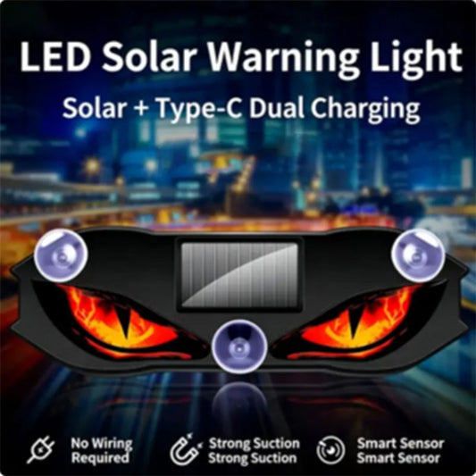 🚗 BUY 2 GET 1 FREE! 🔆 Solar-Powered LED Car Warning Light – Waterproof & auto-on at dark – Perfect for roadside emergencies – increases visibility and safety 🛡️✨