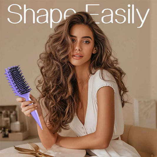 💇‍♀️ 50% OFF NOW! 🌀 Ventilated Detangling Brush for Curly Hair – Anti-static & gentle – Soft flexible bristles, perfect for wet or dry curls – reduces breakage and frizz ✨🌸