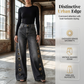 👖 50% OFF NOW! ⏰ Women's Wide-Leg Jeans with Grommet Detail – Relaxed fit & trendy design – Perfect for casual or streetwear looks – comfortable and stylish ✨🔥