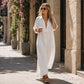 🌿 50% OFF NOW! 👗 Women's Minimalist Solid Color Maxi Dress – Breezy fabric, versatile fit & effortless elegance – Perfect for beach or city stroll 🌊