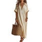🌿 50% OFF NOW! 👗 Women's Minimalist Solid Color Maxi Dress – Breezy fabric, versatile fit & effortless elegance – Perfect for beach or city stroll 🌊
