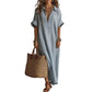 🌿 50% OFF NOW! 👗 Women's Minimalist Solid Color Maxi Dress – Breezy fabric, versatile fit & effortless elegance – Perfect for beach or city stroll 🌊