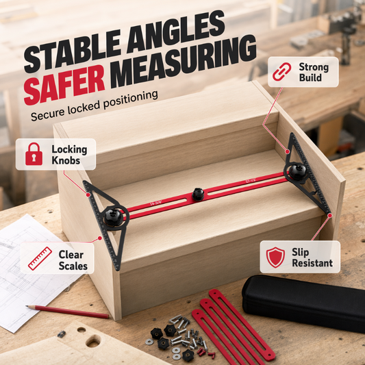 📐 60% OFF! ⚙️ Renovation Tool Kit – Aluminum profiles & precise scale ✨