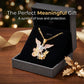 🕊️ 50% OFF NOW! ⏰ Tri-Tone Angel Guardian Pendant Necklace – Elegant & symbolic – Perfect for daily wear or gifting – delicate and meaningful ✨💛🪽