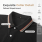 👕 50% OFF NOW! 🚆 Men's Contrast Lapel Quick-Dry T-Shirt – Crisp collar, quick-dry & wrinkle-resistant – Perfect for commutes, chinos & shorts 🕶️