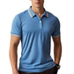 👕 50% OFF NOW! 🚆 Men's Contrast Lapel Quick-Dry T-Shirt – Crisp collar, quick-dry & wrinkle-resistant – Perfect for commutes, chinos & shorts 🕶️