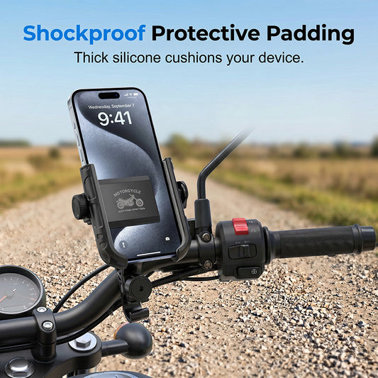 📱 BUY 2 GET 1 FREE! 🔥 Quick-Release Bike Phone Mount – SecureLock stability & shockproof – 61K+ sold – perfect for cyclists, secure and easy to use 🚴‍♂️🛡️✨