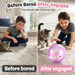 🐱 50% OFF NOW! 🎾 Interactive Plush Animal Rolling Ball – Automatic motion, plush cover & LED lights – Keeps pets active & entertained for hours ✨