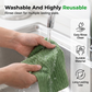 🧽 BUY 2 GET 1 FREE! 💚 Tear, Wipe & Done – Disposable, odor-free & hygienic – No more stinky sponges – quick & clean ✨