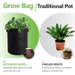 🌱 50% OFF NOW! 🧺 Thickened Grow Bag with Handle – Durable & breathable – Perfect for potatoes, tomatoes or flowers – reusable and easy to move 🍅✨
