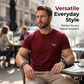 👕 50% OFF NOW! ⏰ Men's Classic Slim Fit Crew Neck T-Shirt – Soft cotton & versatile – Perfect for daily wear or layering – breathable and timeless ✨🌿💪