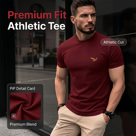 👕 50% OFF NOW! ⏰ Men's Classic Slim Fit Crew Neck T-Shirt – Soft cotton & versatile – Perfect for daily wear or layering – breathable and timeless ✨🌿💪