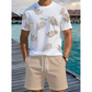 👕 50% OFF NOW! 🔥 Men's Summer Printed 2-Piece Set – Breathable & casual – Perfect for beach, lounging or hot days – lightweight and stylish 🩳☀️✨