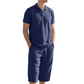 👔 50% OFF NOW! ☀️ Men's Linen Shirt & Casual Trousers Set – Light & airy – Perfect for sun-soaked days – relaxed summer style ✨🌿🩳