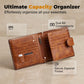🛡️ 50% OFF NOW! 🎁 Men's Vintage RFID Blocking Wallet – Genuine leather, slim 10-card design & fraud protection – Perfect Father's Day or everyday gift 💼