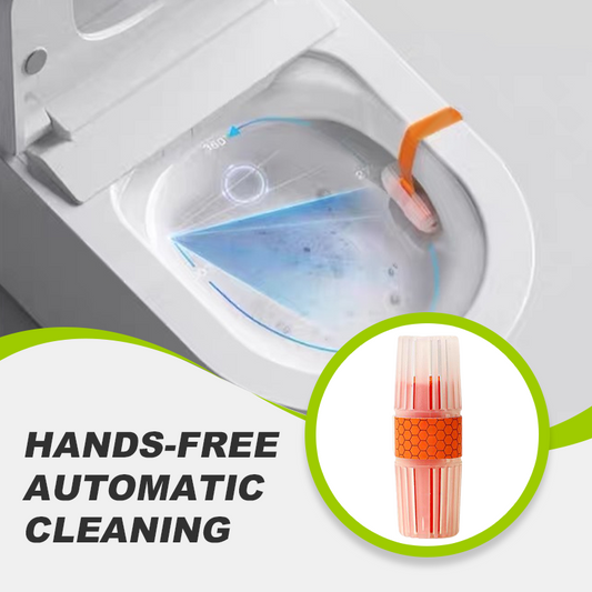 🚽 BUY 2 GET 1 FREE! ⏰ Hanging Scented Toilet Bowl Cleaner – Long-lasting fragrance & descaling action – Keeps bowl fresh & clean – easy to use, no scrubbing 💧✨🌸