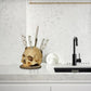🔪 50% OFF NOW! 💀 Creative Skull Resin Knife Holder – Unique & durable design – Perfect for kitchen, study or gothic decor – holds knives securely and stylishly 🖤🍴✨