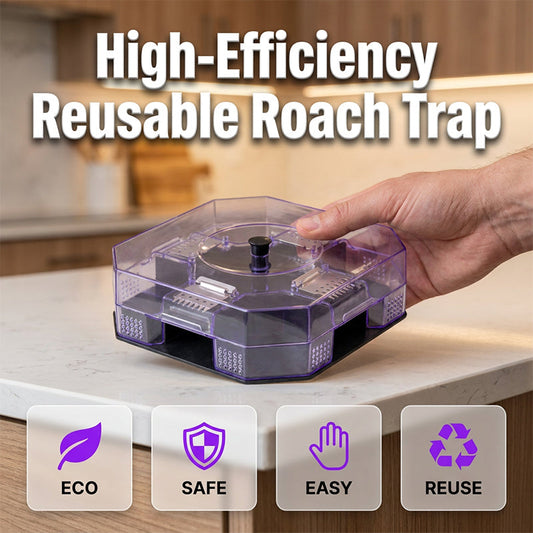 🪳 50% OFF NOW! 🏠 Reusable Roach Trap – Physical capture, non-toxic & easy-clean – Safe for homes with kids & pets – One-way doors for effective control ✨
