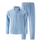 👔 50% OFF NOW! ⏰ Men's Linen Long Sleeve Shirt & Long Pants 2-Piece Set – Breathable & relaxed – Perfect for summer, smart casual or travel – lightweight and timeless 🌿💼✨