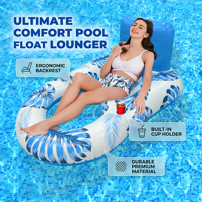 🪑 50% OFF NOW! 🏊 Premium Inflatable Pool Float Lounger – Comfortable & durable – Perfect for relaxing on water – lightweight and easy to inflate 🌊✨☀️