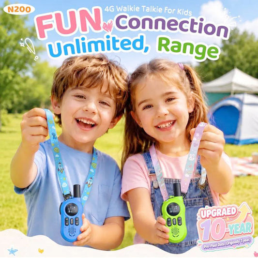 📻 50% OFF NOW! 🔋 Rechargeable Walkie Talkies for Kids – 3km range & clear sound – Perfect for outdoor play or secret missions – easy and fun 👦👧✨🎒