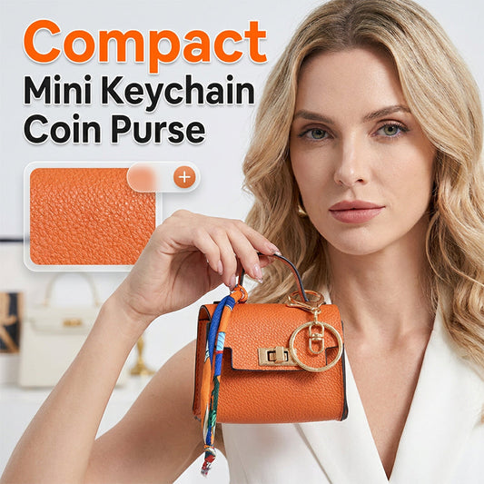 🗝️ 50% OFF NOW! 🧸 Mini Keychain Coin Purse – Compact & lightweight – Perfect for coins, cards or small items – ideal for daily carry or travel 👜✨🔑