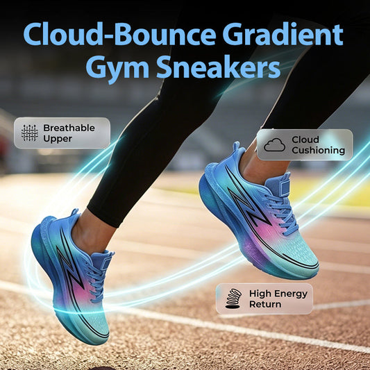 👟 50% OFF NOW! 🏋️ Breathable Mesh Cushion Sole Outdoor Gym Sneakers – Ultra-breathable, cushioned sole & non-slip grip – Perfect for gym, running & outdoor training 💪