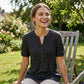 👚 50% OFF NOW! ⏰ Women's Casual V-Neck Pleated Blouse – Lightweight & flowy – Perfect for summer, work or casual chic – soft and elegant 🌸✨🌿
