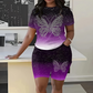👚 50% OFF NOW! 🦋 Women's Casual Butterfly Print Top & Shorts Set – Soft & lightweight – Perfect for summer, beach or lounging – fun and easy to wear 🌸☀️✨