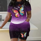👚 50% OFF NOW! 🦋 Women's Casual Butterfly Print Top & Shorts Set – Soft & lightweight – Perfect for summer, beach or lounging – fun and easy to wear 🌸☀️✨