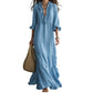 👗 50% OFF NOW! ⏰ Women's Ruffle V-Neck Tiered Maxi Dress – Lightweight & flowy – Perfect for summer, beach or special occasions – romantic and elegant 🌸✨🌿