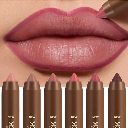 💄 50% OFF NOW! ✨ Long-Lasting Matte Lip Crayon – 2-in-1 liner & lipstick, hydrating & precise – 6 colors – Perfect for all-day wear 💋