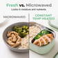 🍱 50% OFF NOW! 🔥 Portable Electric Heated Lunch Box – Water-free warming, dual compartments & 304 stainless steel – Healthy hot meals anywhere, anytime 🥢