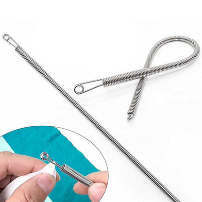 📢 50% OFF NOW! 🧵 Multi-Function Foldable Spring Drawstring Threader Tool – Spring-loaded, foldable & multi-size tips – Easy threading for hoodies, waistbands & crafts ✂️