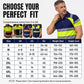 👕 50% OFF NOW! 🦺 Men's High Visibility Round-Neck Top – Breathable & reflective – Perfect for work, cycling or night activities – safe and comfortable 🌙💪✨