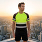 👕 50% OFF NOW! 🦺 Men's High Visibility Round-Neck Top – Breathable & reflective – Perfect for work, cycling or night activities – safe and comfortable 🌙💪✨