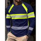 👕 50% OFF NOW! 🦺 Men's High Visibility Round-Neck Top – Breathable & reflective – Perfect for work, cycling or night activities – safe and comfortable 🌙💪✨
